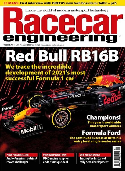 Racecar Engineering – February 2022 Cover
