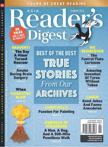 Reader’s Digest Asia – January 2022 Cover