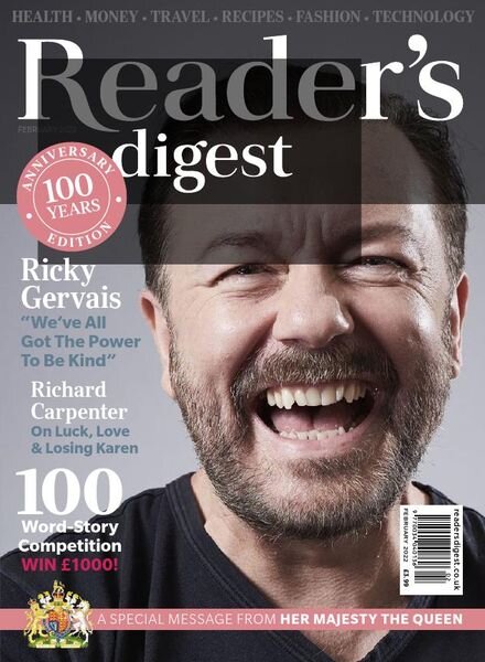 Reader’s Digest UK – February 2022 Cover