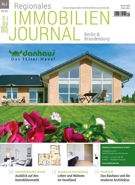 Regionales Immobilien Journal Berlin & Brandenburg – Januar 2022 Cover