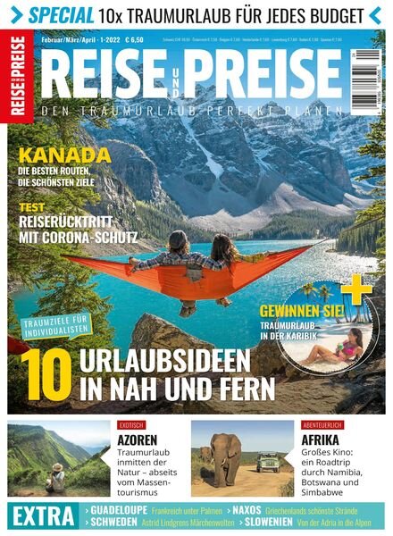 REISE & PREISE – Januar 2022 Cover