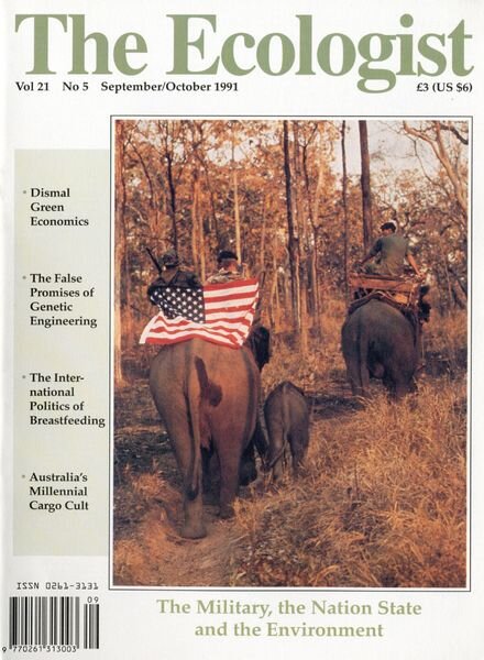 Resurgence & Ecologist – Ecologist, Vol 21 N 5 – September-October 1991 Cover