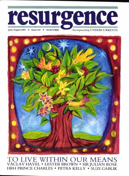 Resurgence & Ecologist – Resurgence, 147 – July-August 1991 Cover