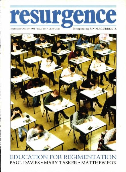 Resurgence & Ecologist – Resurgence, 154 – Sep-Oct 1992 Cover