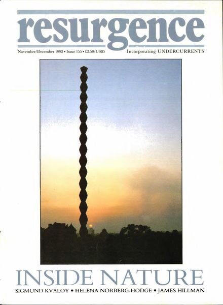 Resurgence & Ecologist – Resurgence, 155 – Nov-Dec 1992 Cover