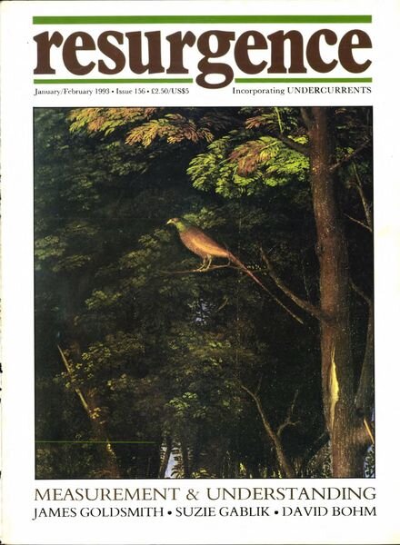 Resurgence & Ecologist – Resurgence, 156 – Jan-Feb 1993 Cover