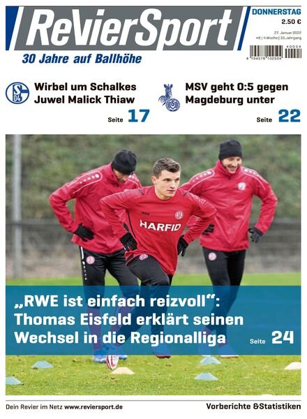 RevierSport – 27 Januar 2022 Cover