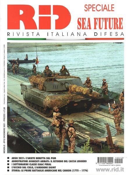 Rivista Italiana Difesa – Dicembre 2021 Cover