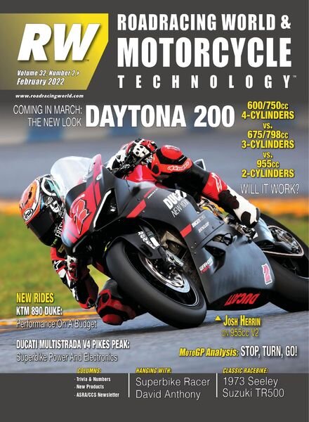 Roadracing World – January 2022 Cover