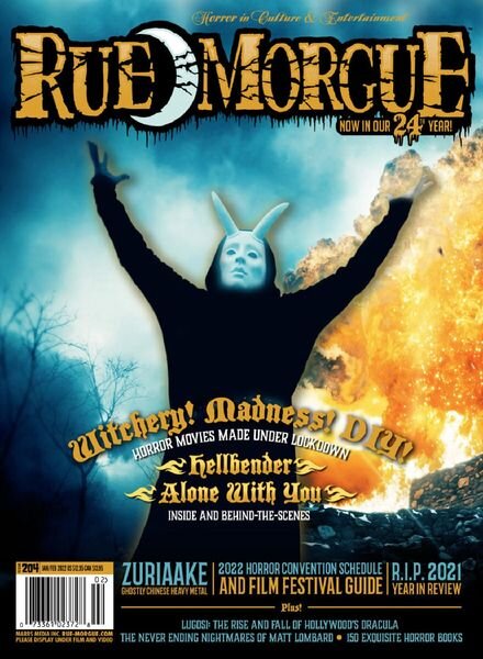 RUE MORGUE – January 2022 Cover