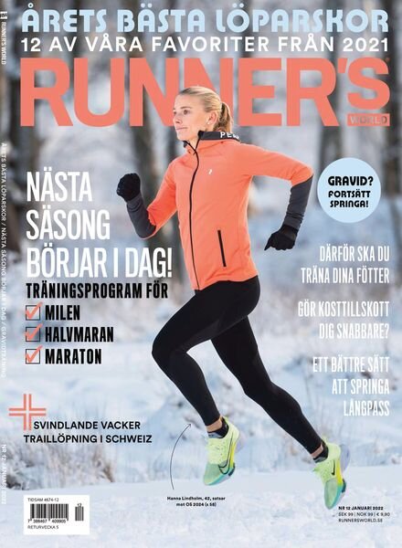 Runner’s World Sverige – januar 2022 Cover