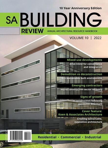 SA Building Review – Volume 10 2022 Cover