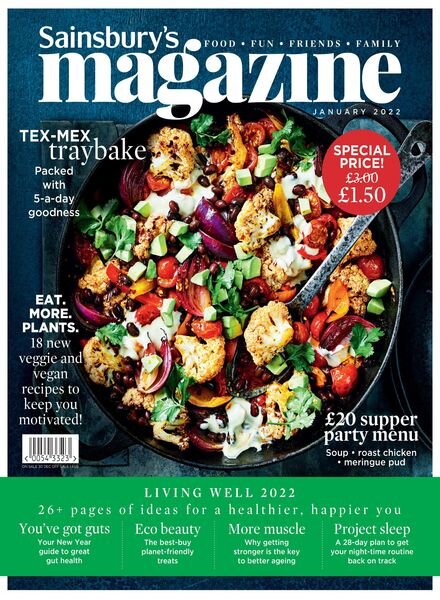 Sainsbury’s Magazine – January 2022 Cover