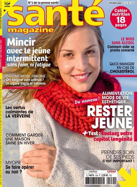 Sante Magazine – Fevrier 2022 Cover