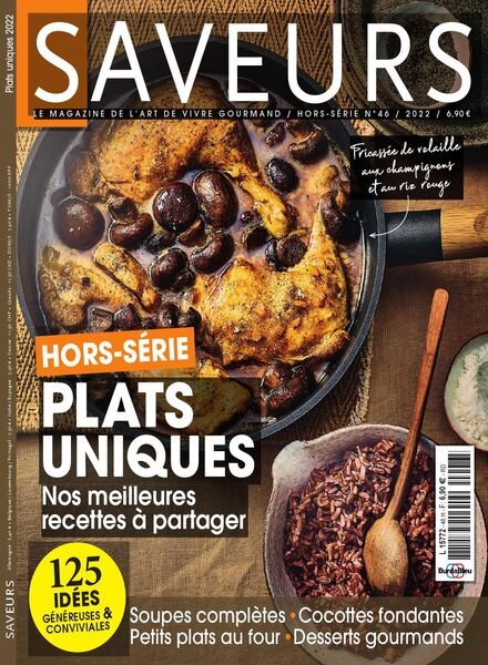 Saveurs – Hors-Serie N 46 – Plats uniques 2022 Cover