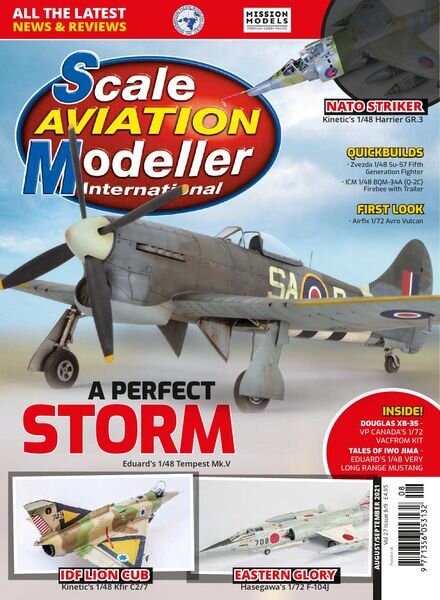 Scale Aviation Modeller International – August-September 2021 Cover