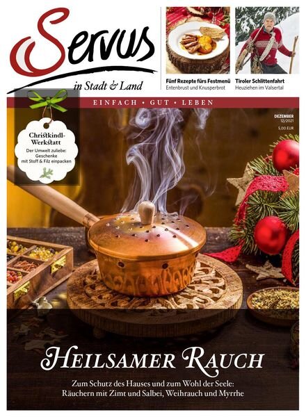 Servus Austria – Dezember 2021 Cover