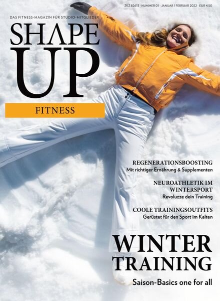 shape UP Fitness – Januar 2022 Cover