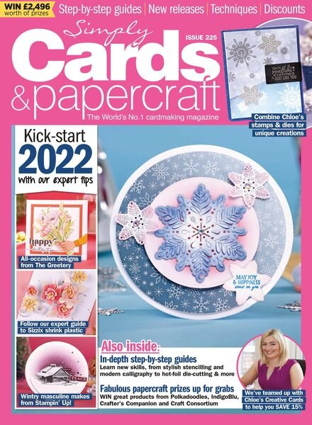 Simply Cards & Papercraft – December 2021 Cover