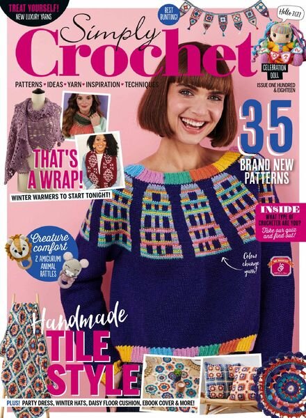 Simply Crochet – December 2021 Cover