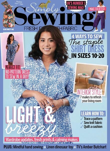 Simply Sewing – January 2022 Cover