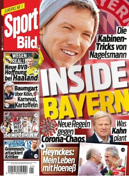 Sport Bild – 05 Januar 2022 Cover