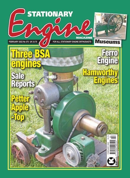 Stationary Engine – February 2022 Cover