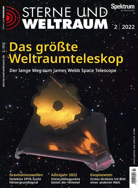 Sterne und Weltraum – Januar 2022 Cover