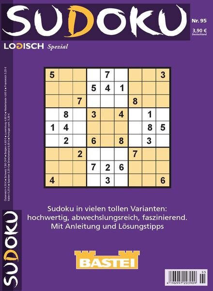 Sudoku Logisch Spezial – Nr 95 2021 Cover