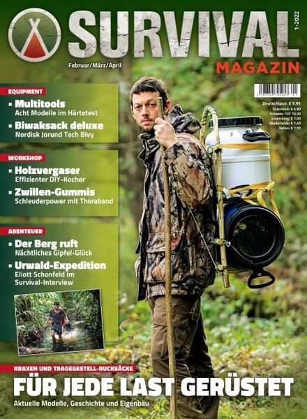 SURVIVAL Magazin – Februar 2022 Cover