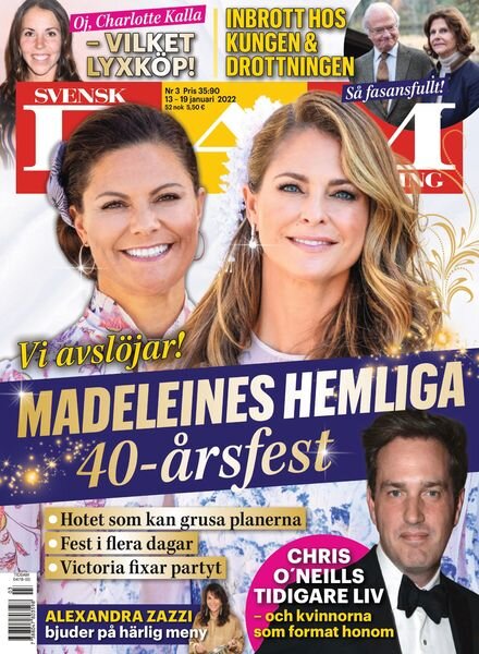 Svensk Damtidning – 12 januari 2022 Cover