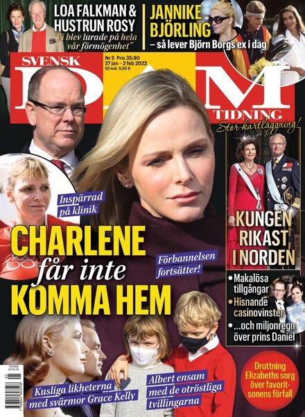 Svensk Damtidning – 26 januari 2022 Cover