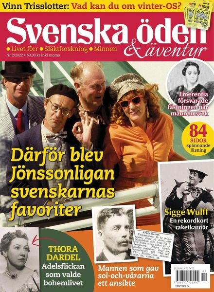 Svenska Oden & aventyr – januari 2022 Cover