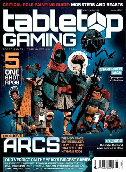 Tabletop Gaming – Issue 62 – January 2022 Cover