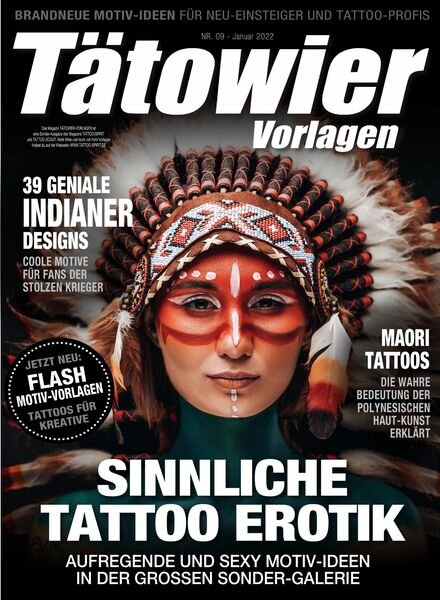 Tatowier Vorlagen – Februar 2022 Cover