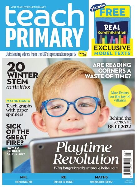 Teach Primary – January 2022 Cover