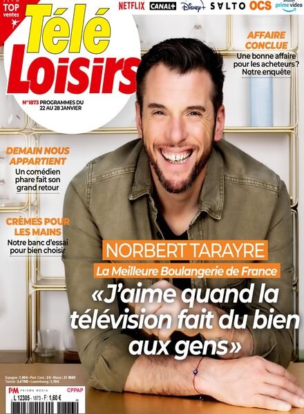 Tele Loisirs – 17 Janvier 2022 Cover