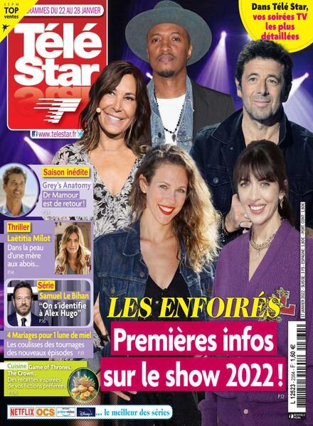 Tele Star – 17 Janvier 2022 Cover