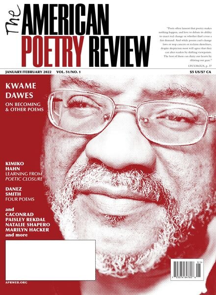 The American Poetry Review – January-February 2022 Cover