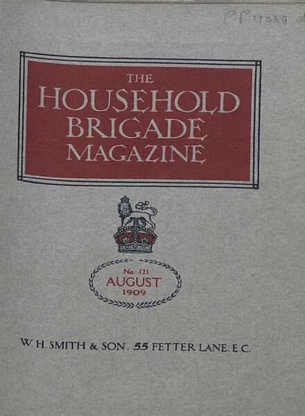 The Guards Magazine – August 1909 Cover
