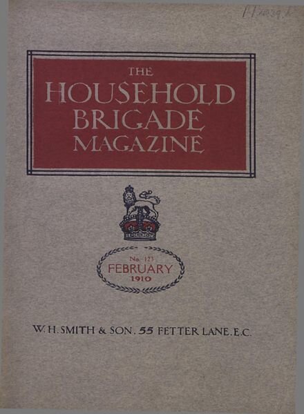 The Guards Magazine – February 1910 Cover
