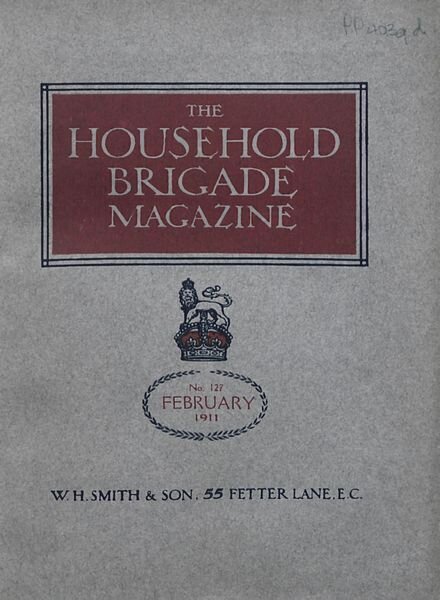 The Guards Magazine – February 1911 Cover