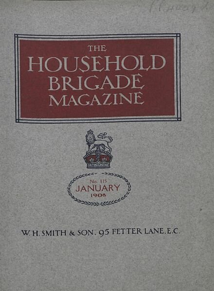 The Guards Magazine – January 1908 Cover