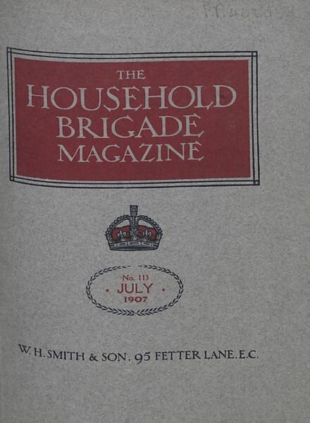 The Guards Magazine – July 1907 Cover