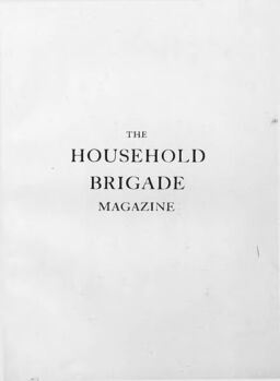 The Guards Magazine – November 1911