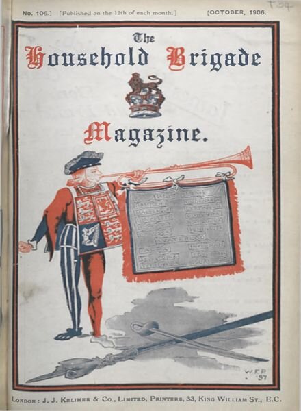 The Guards Magazine – October 1906 Cover