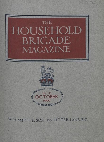 The Guards Magazine – October 1907 Cover
