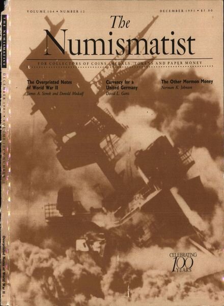 The Numismatist – December 1991 Cover