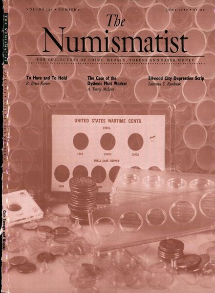 The Numismatist – June 1992 Cover