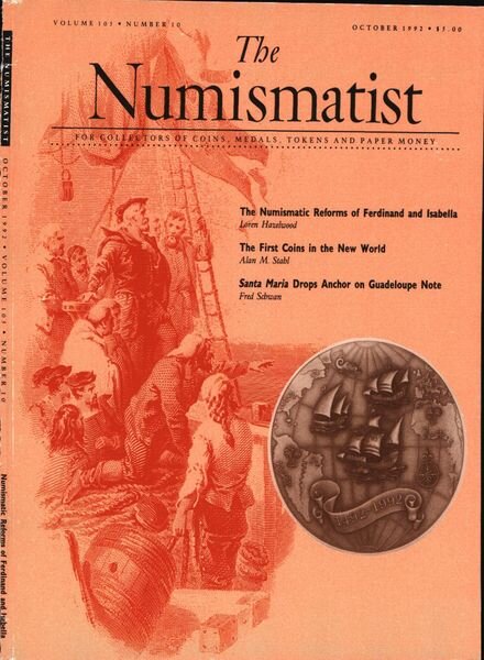 The Numismatist – October 1992 Cover